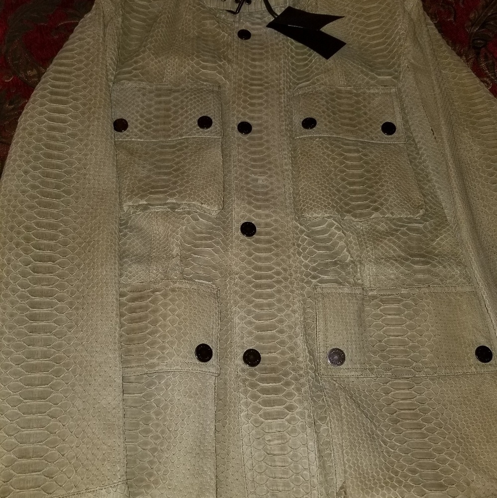 Belstaff Exotic Skin Men's Leather Jacket